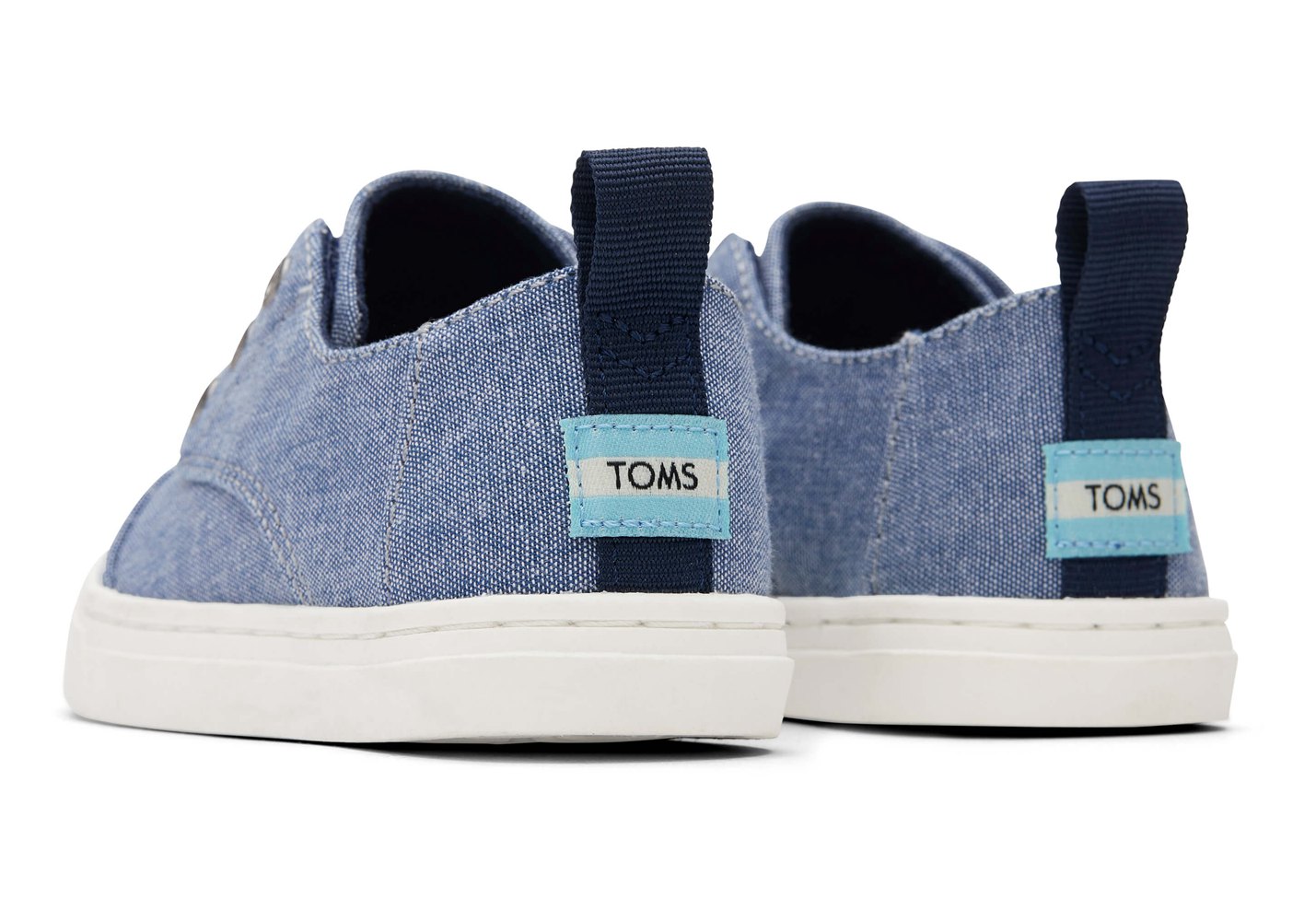 Toms Trampki Dziecięce Niebieskie - Tiny Cordones Cupsole - 40HNQWAGP